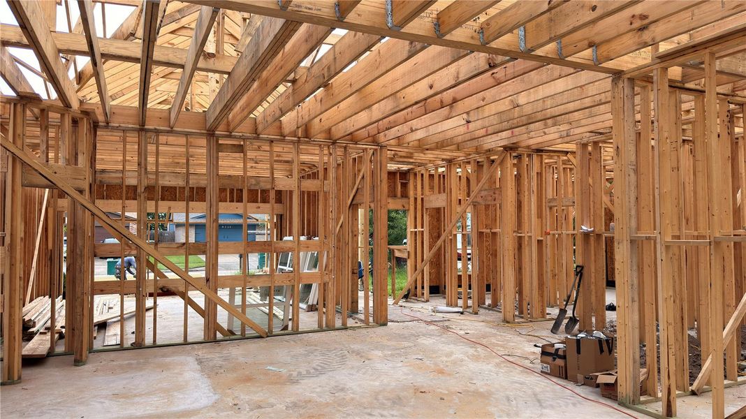In-progress construction of a new home in , Houston, TX (Image 4). In-progress construction of a new home in , Houston, TX (Image 4).