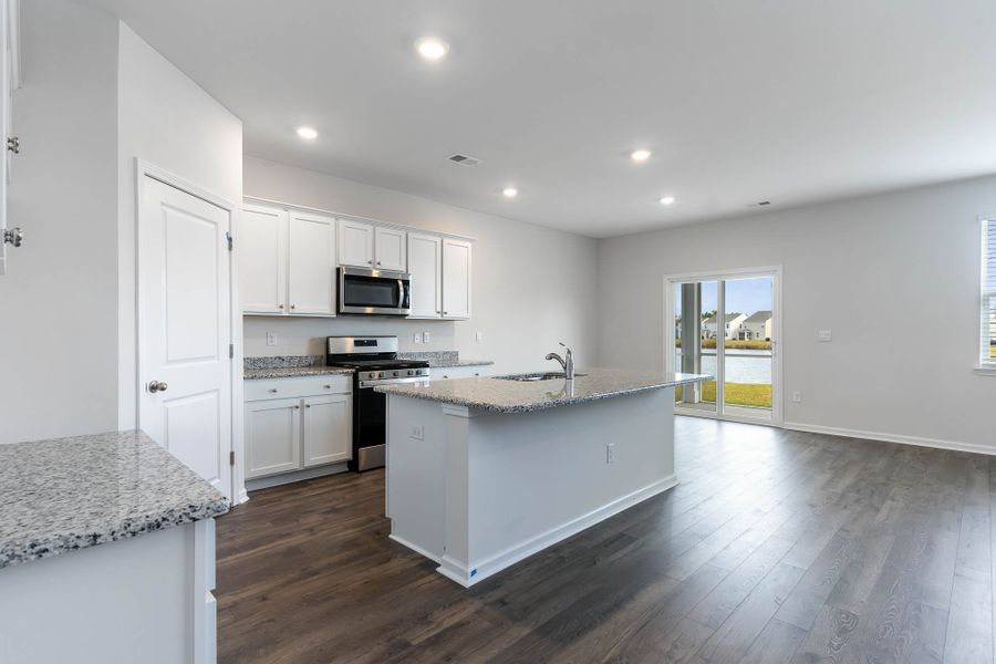 Representative furnished interior of a home built from the HAYDEN by D.R. Horton in South Haven, Camden (Image 6).