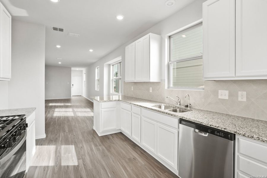 Furnished interior view inside a new home in Blue Ridge Ranch, San Antonio (Image 7). Furnished interior view inside a new home in Blue Ridge Ranch, San Antonio (Image 7).