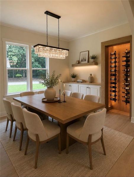 Furnished interior view inside a new home in , Peachtree Corners (Image 30).