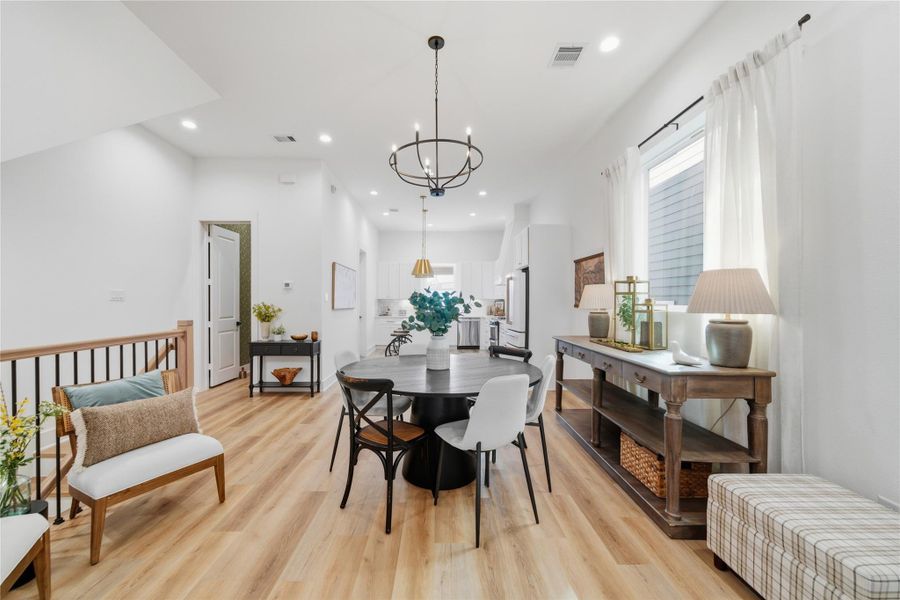 Furnished interior view inside a new home in , Houston (Image 26). Furnished interior view inside a new home in , Houston (Image 26).