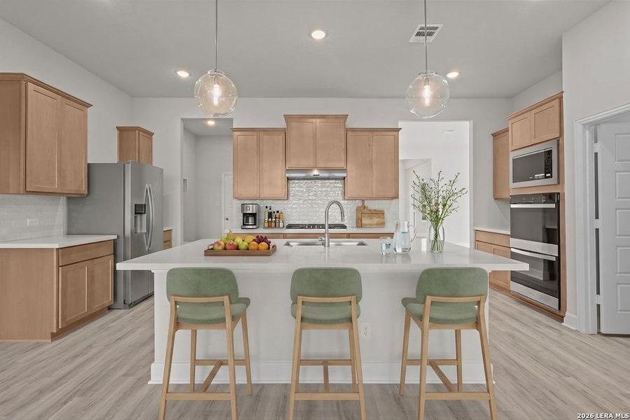 Furnished interior view inside a new home in Homestead, Schertz (Image 10).