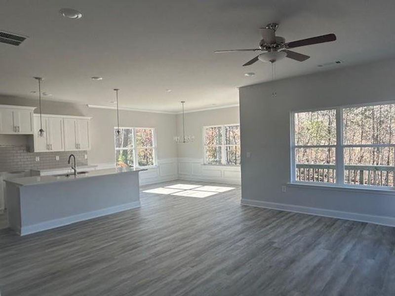 Spacious, unfurnished interior of a new home in Habersham Meadows, Demorest (Image 17).