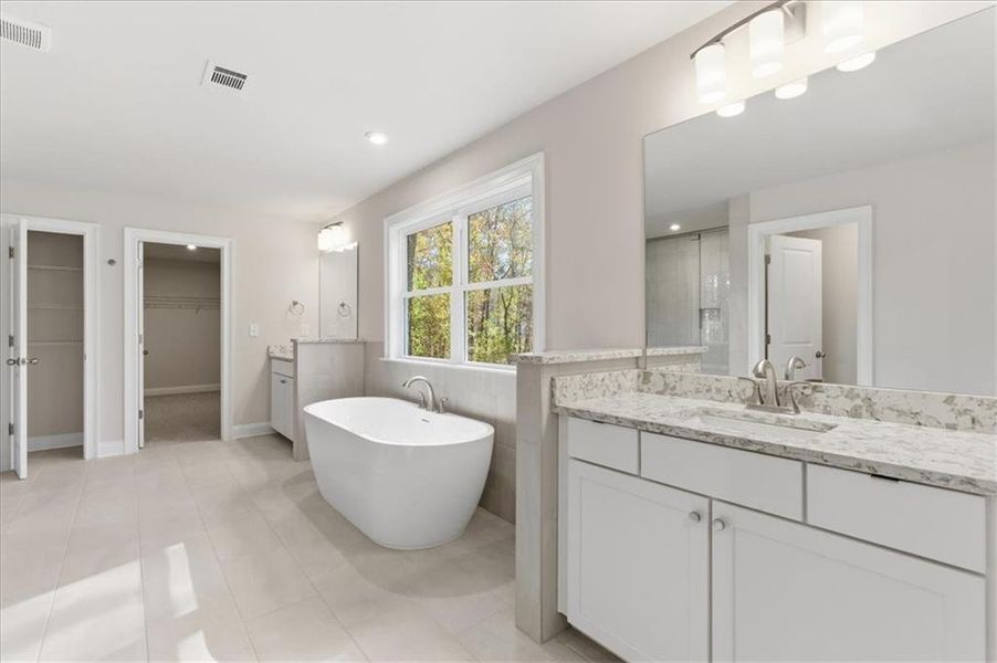 Furnished interior view inside a new home in Ford Landing, Acworth (Image 17).