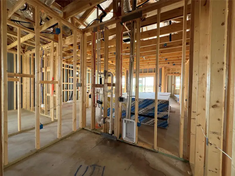 In-progress construction of a new home in Rolling Glen, Hutto, TX (Image 10). In-progress construction of a new home in Rolling Glen, Hutto, TX (Image 10).