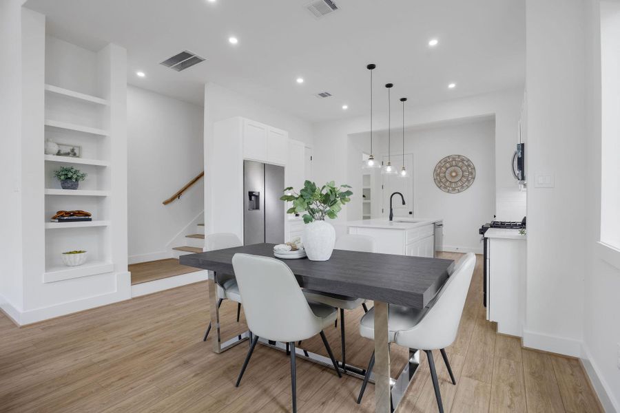 Furnished interior view inside a new home in , Houston (Image 12).