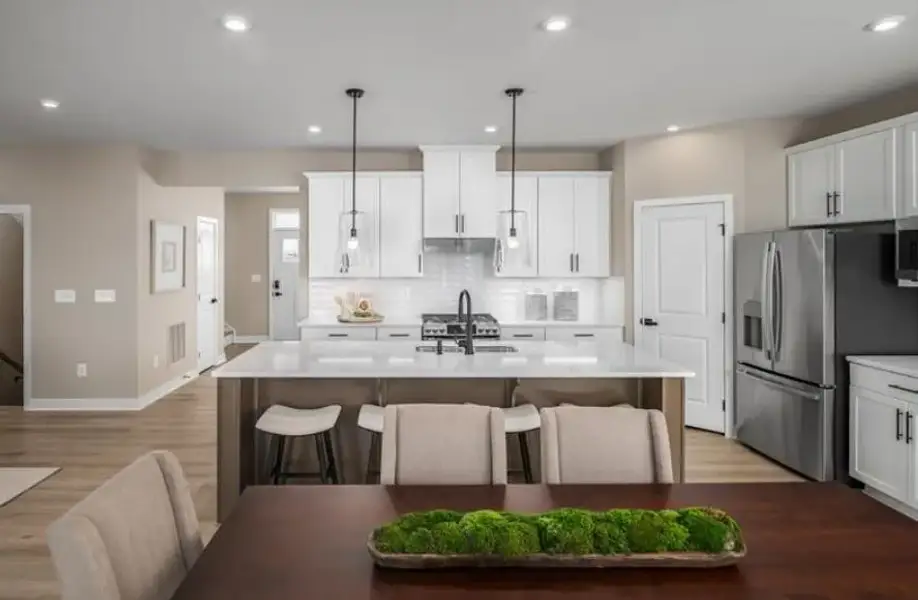 Furnished interior view inside a new home in , Commerce (Image 15).