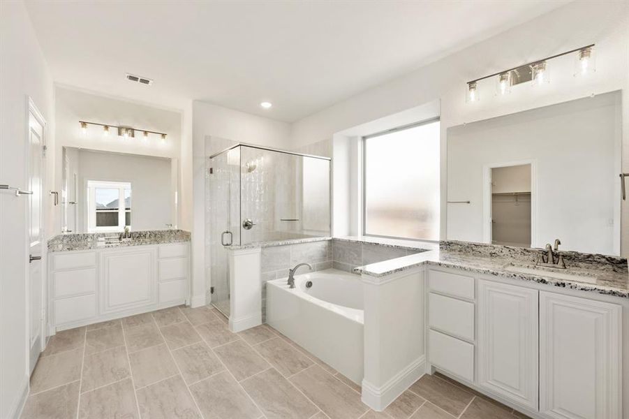 Furnished interior view inside a new home in Country Lakes, Denton (Image 6).