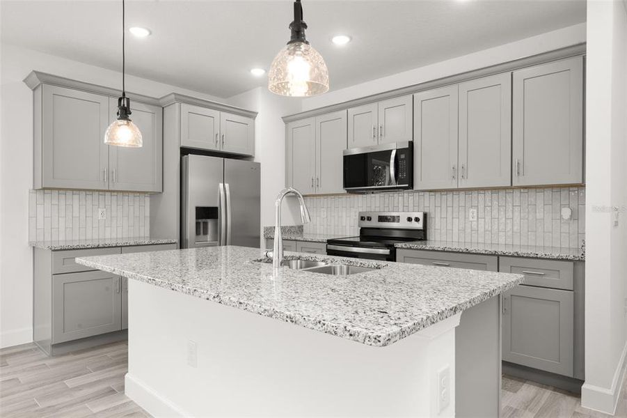 Furnished interior view inside a new home in , Sebring (Image 6).