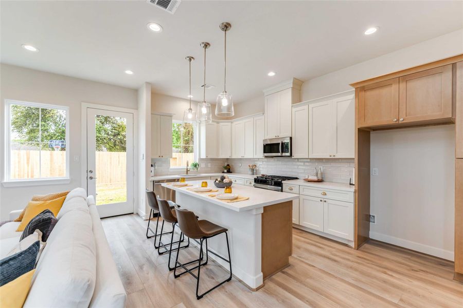 Furnished interior view inside a new home in , Houston (Image 13).