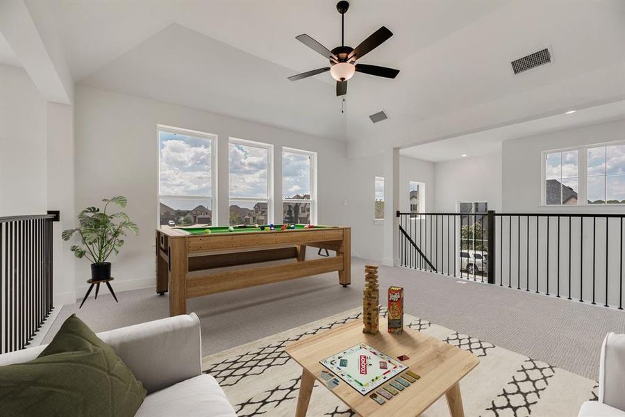 Furnished interior view inside a new home in Cottages of Celina, Celina (Image 10).