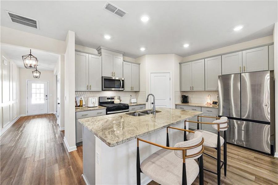 Furnished interior view inside a new home in , Loganville (Image 14).