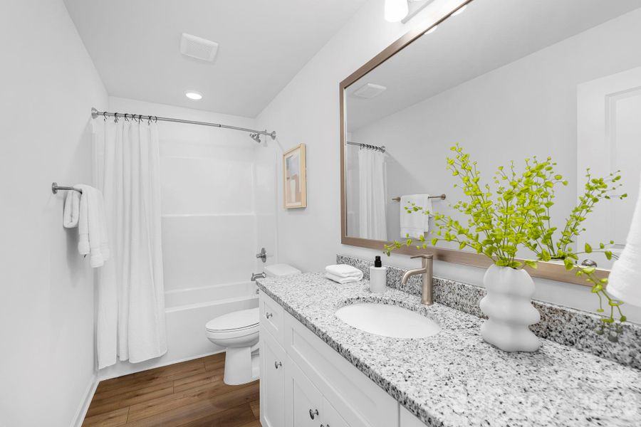 Furnished interior view inside a new home in , Hickory (Image 7).