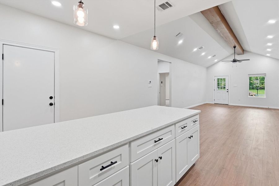Open concept- great for entertaining!