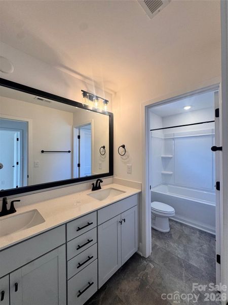 Hallway bathroom