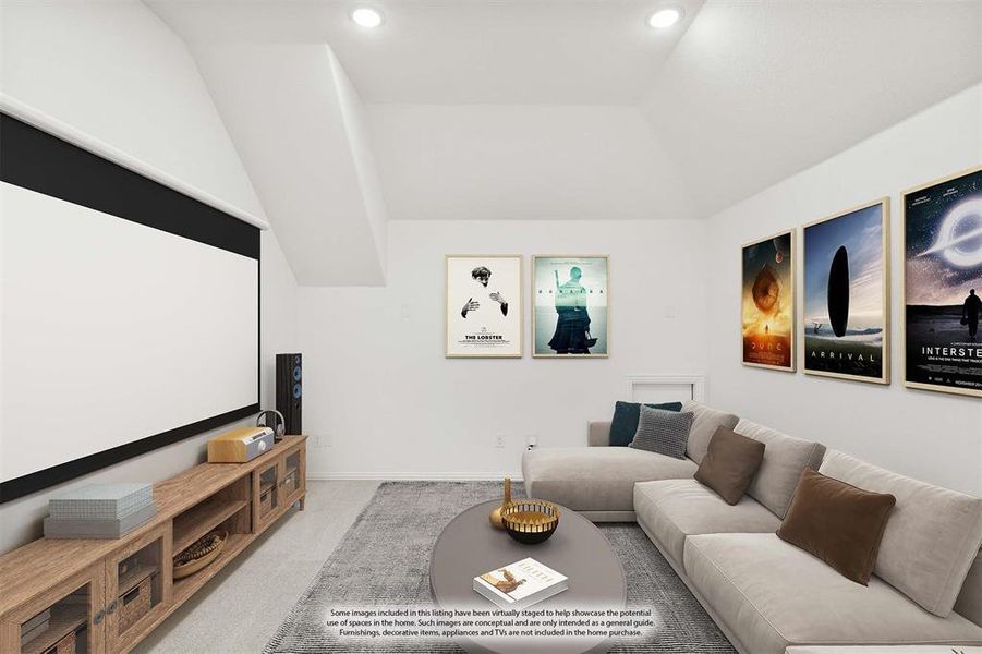 Furnished interior view inside a new home in Willow Wood, McKinney (Image 19).