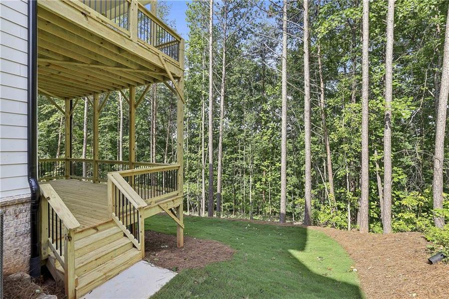 Exterior details and patio area of a home in , Dawsonville (Image 27).