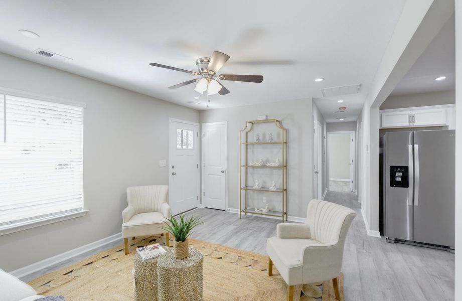 Furnished interior view inside a new home in , Walterboro (Image 5). Furnished interior view inside a new home in , Walterboro (Image 5).