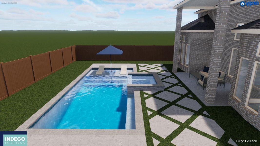 Pool Rendering by Indego Designs Pool Rendering by Indego Designs
