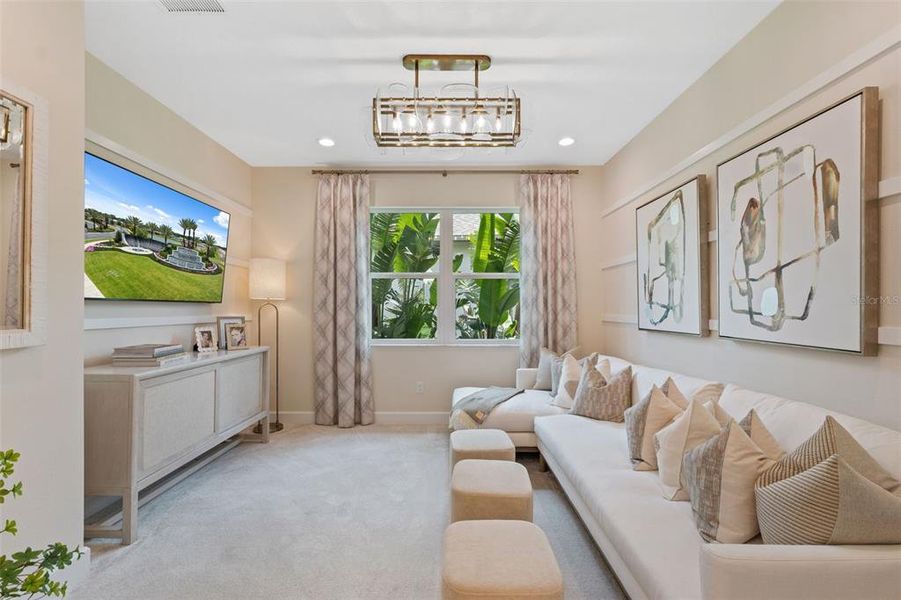 Furnished interior view inside a new home in Valencia Ridge, Wesley Chapel (Image 22).
