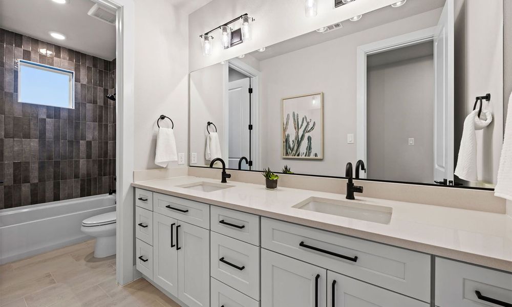 Representative furnished interior of a home built from the Rushmore by Cope Homes in Hidden Valley 1, Princeton (Image 10).