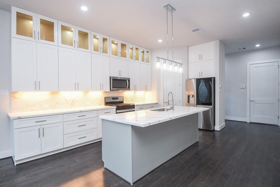 Furnished interior view inside a new home in , Houston (Image 13).