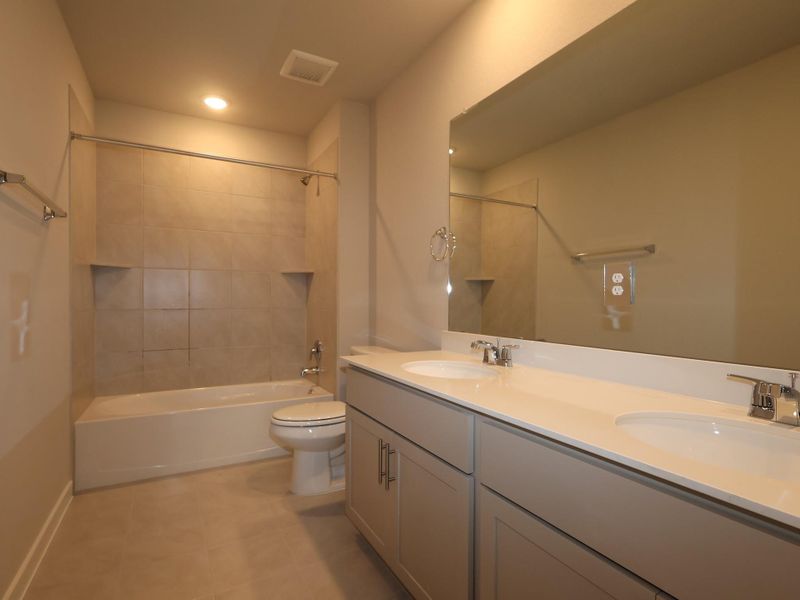 Furnished interior view inside a new home in Cascades at Onion Creek, Austin (Image 7).