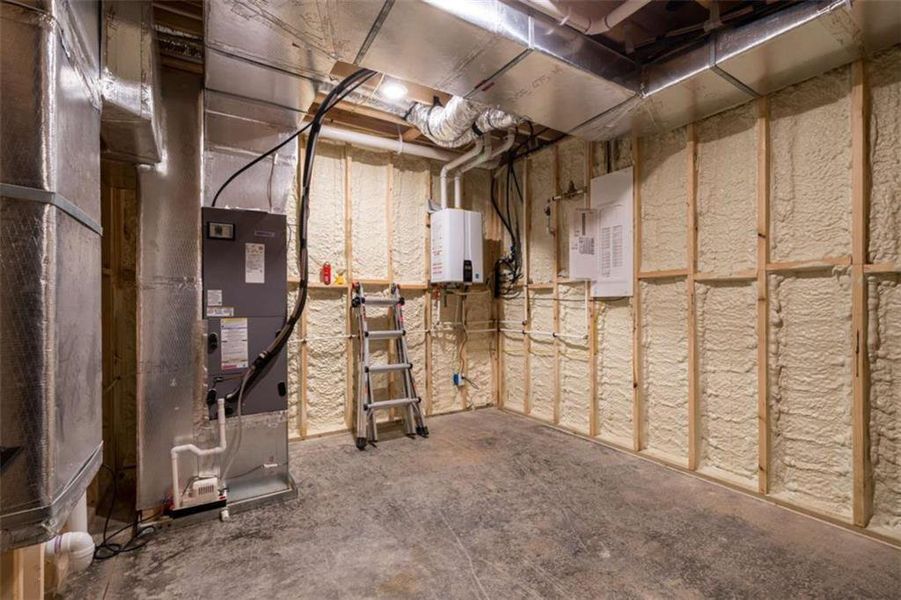 In-progress construction of a new home in , Young Harris, GA (Image 47).