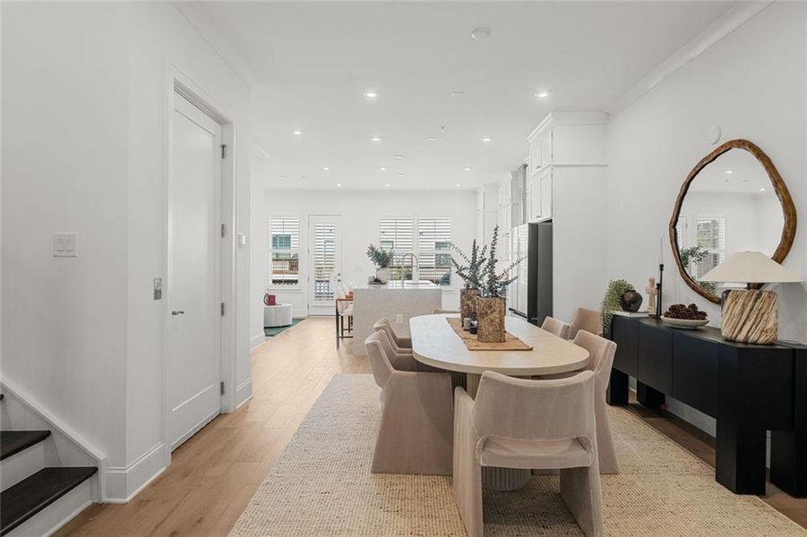 Furnished interior view inside a new home in , Alpharetta (Image 29).