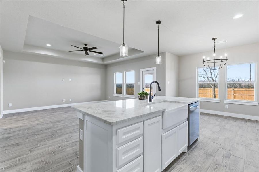 Furnished interior view inside a new home in , Bridgeport (Image 9).