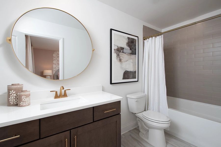Secondary Bathroom | For representation purposes only. Options and layout may vary by community and home plan.