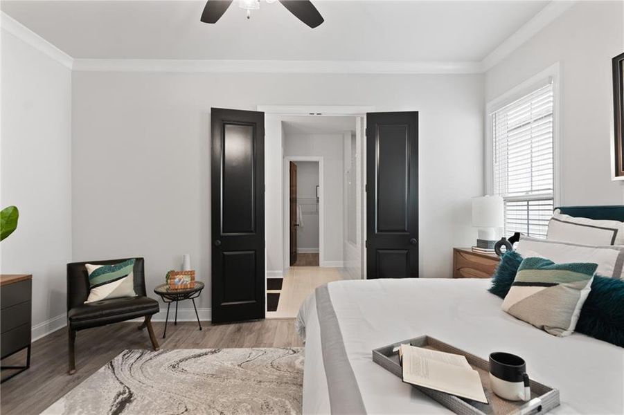 Furnished interior view inside a new home in Promenade at Sawnee Village, Cumming (Image 7).