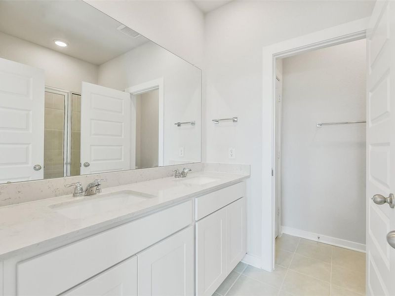 Furnished interior view inside a new home in Spring Branch Crossing, Conroe (Image 17).