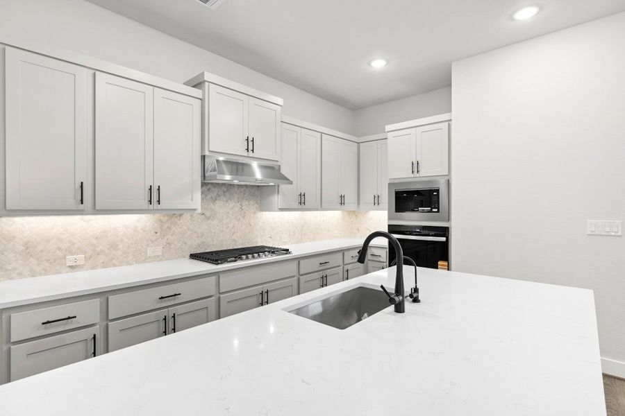 Furnished interior view inside a new home in Blackhawk, Pflugerville (Image 7).