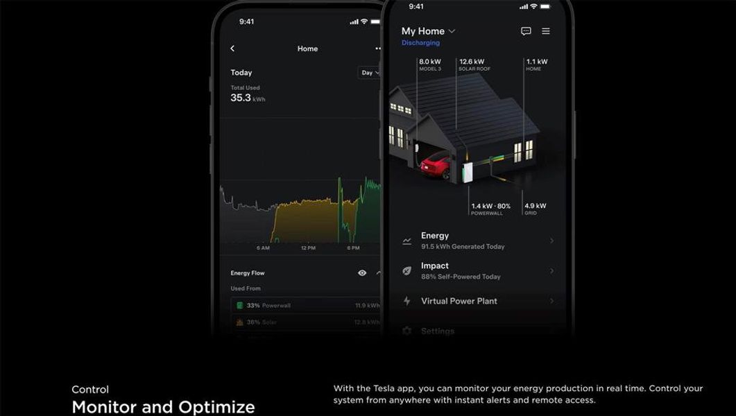 Tesla App to monitor and optimize your energy production. Control your system anywhere with instant alerts and remote access.