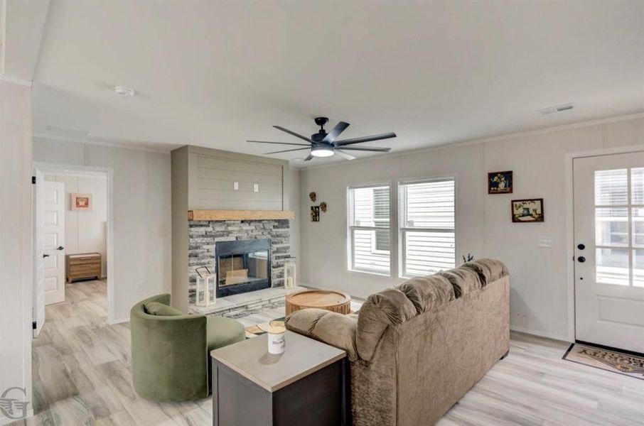 Furnished interior view inside a new home in , Griffin (Image 7).