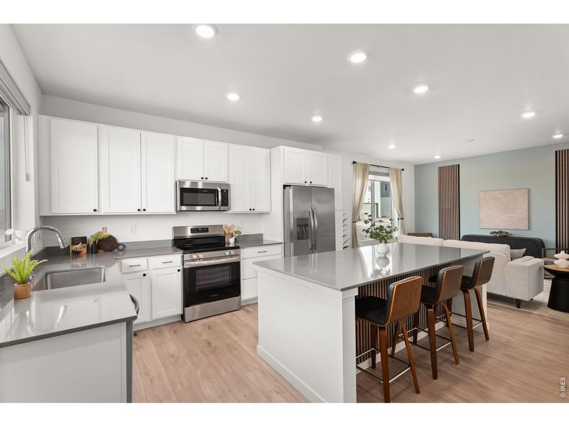 Furnished interior view inside a new home in Whisper Village, Arvada (Image 7).