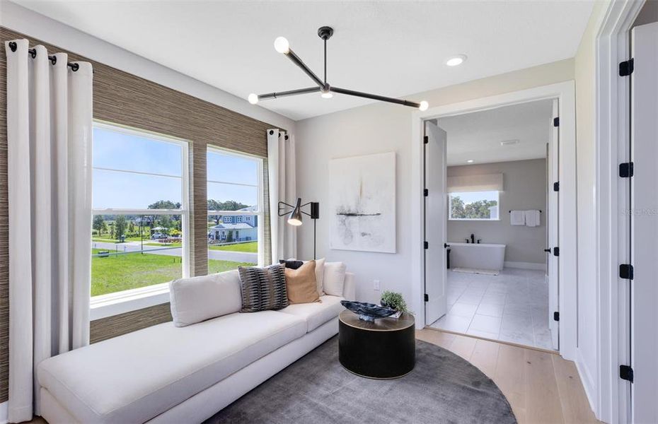 Furnished interior view inside a new home in Parkside Trails, Clermont (Image 29).
