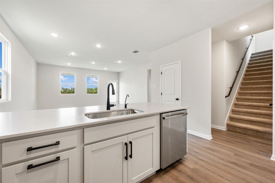 Furnished interior view inside a new home in Patterson Ranch, Georgetown (Image 7).