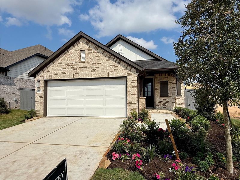 Front exterior of a new home in Jubilee, Hockley, TX, highlighting curb appeal (Image 21). Front exterior of a new home in Jubilee, Hockley, TX, highlighting curb appeal (Image 21).