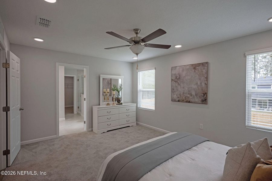 Furnished interior view inside a new home in , Jacksonville (Image 38).