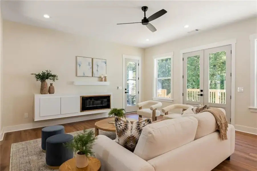 Furnished interior view inside a new home in , Snellville (Image 13). Furnished interior view inside a new home in , Snellville (Image 13).