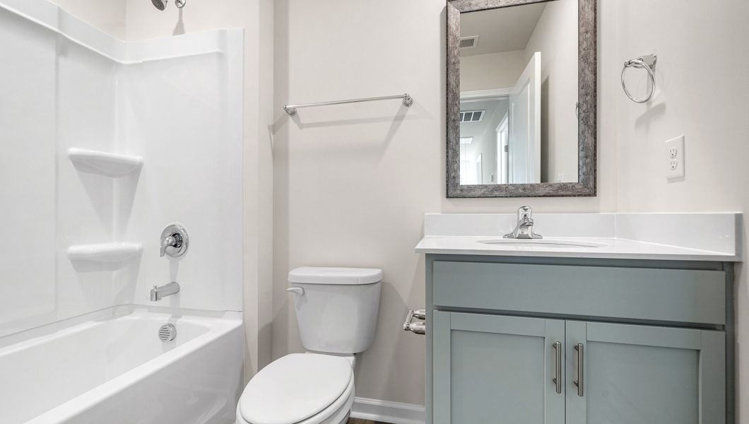 Furnished interior view inside a new home in Durbin Meadows, Fountain Inn (Image 11). Furnished interior view inside a new home in Durbin Meadows, Fountain Inn (Image 11).