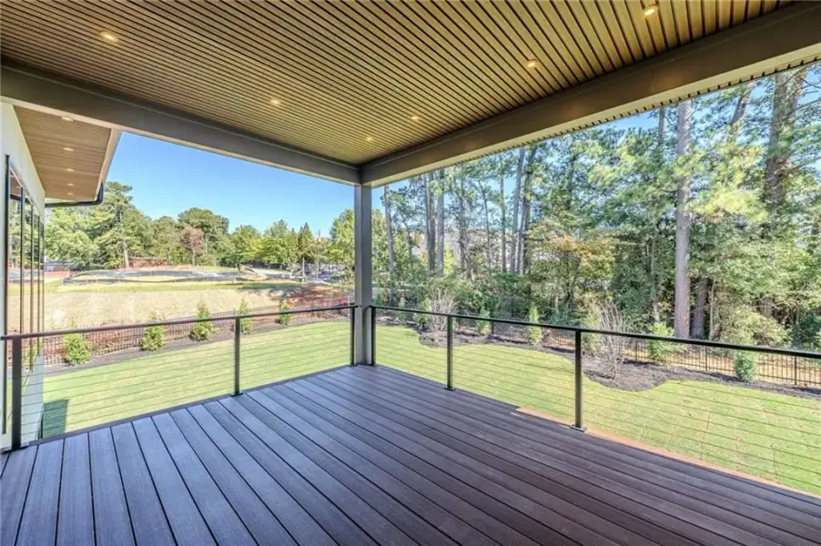 Exterior details and patio area of a home in , Smyrna (Image 43).