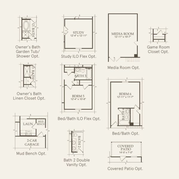 2D floor plan layout for the Stockdale by Centex in Alto, San Marcos, TX (Image 3). 2D floor plan layout for the Stockdale by Centex in Alto, San Marcos, TX (Image 3).