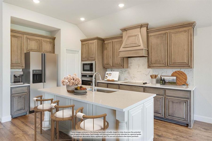 Furnished interior view inside a new home in Coyote Crossing, Godley (Image 9).