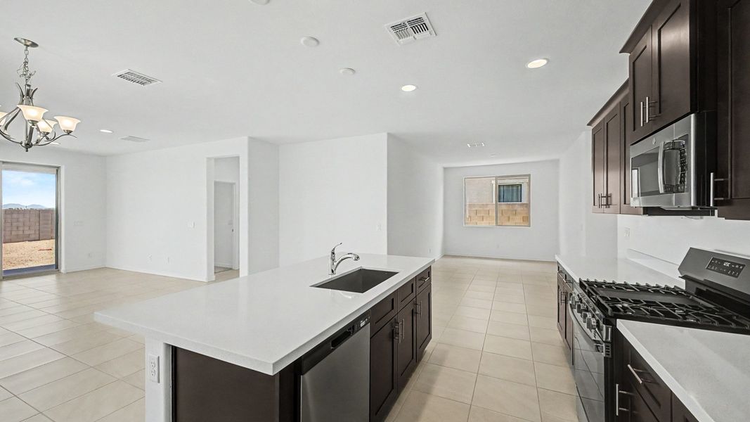 Furnished interior view inside a new home in Saguaro Hills at Vistancia, Peoria (Image 5). Furnished interior view inside a new home in Saguaro Hills at Vistancia, Peoria (Image 5).