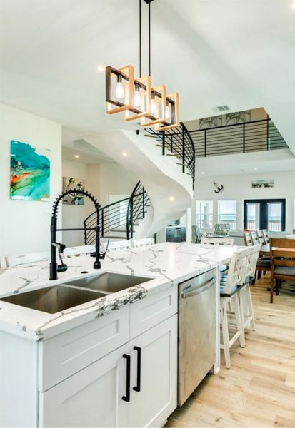 Furnished interior view inside a new home in , Galveston (Image 9).