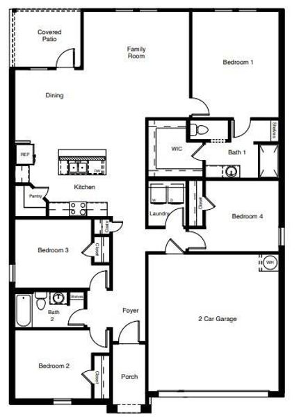 View of home floor plan
