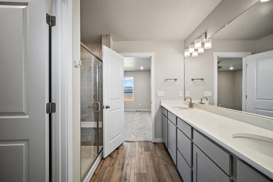 Furnished interior view inside a new home in The Glen-12, Colorado Springs (Image 14).